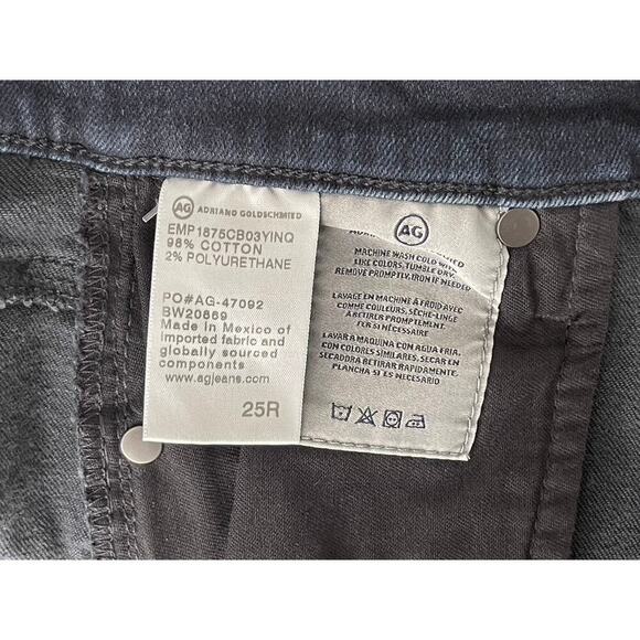 AG Wms Sz 25 The Mari Jeans High Rise Empire Wash Straight Premium Designer NWT - Picture 14 of 16